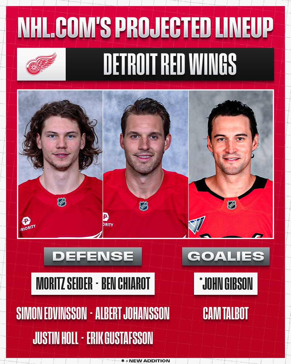 Fresh off a 39-win season, can new starting goaltender John Gibson help the <a href="/DetroitRedWings/">Detroit Red Wings</a> get back into the postseason in 2025-26? 🐙

Read more from <a href="/NHLdotcom/">NHL.com</a> ➡️ spr.ly/6017472Av