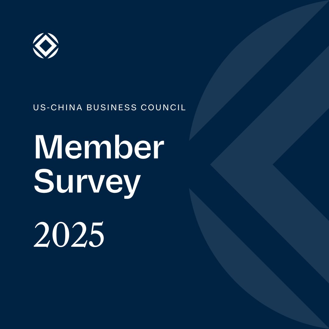 📢NEW: USCBC’s 2025 Member Survey reveals top concerns for US companies doing business in China:

🔹Frayed US-China relations
🔹Damaging tariffs
🔹Lost market share

Yet staying in China’s market remains key to global competitiveness. Full insights➡️: uschina.org/articles/membe…