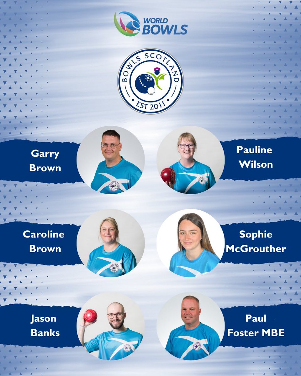 BowlsScotland's tweet photo. 🏴󠁧󠁢󠁳󠁣󠁴󠁿 Bowls Scotland is delighted to announce the players that have been selected to represent Scotland at the 2025 World Cup.
 
➡️ Read more: https://t.co/jo692LSF4s https://t.co/0vA6klIyvH