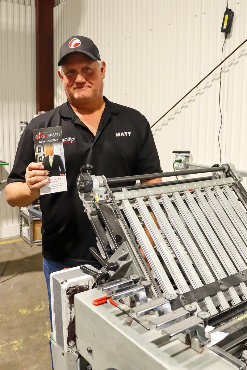 FriendsOhio's tweet image. ✨ Think print is old school?
Our Defiance, OH print team is BUSY making schools, nonprofits, and businesses look sharp with high-quality print work—from branded stationery and signage to custom booklets, wedding invites, and more.
#FriendsOffice #EverythingForPeopleAtWork