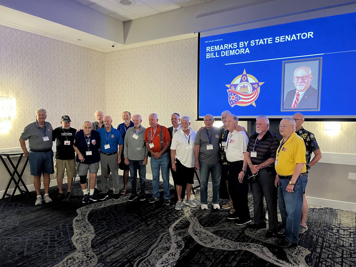 FOPofOhio's tweet image. These proud @FOPofOhio of Ohio members have 50 years or more service to their Brothers and Sisters in law enforcement. We are so grateful for their leadership over 5 decades!!!