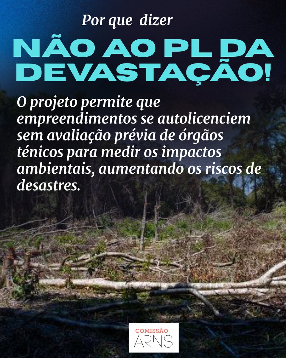 📢NÃO AO PL DA DEVASTAÇÃO!!!!!!!!!!!!!!!!!!!!!
#PLDADEVASTAÇÃONÃO 
<a href="/HugoMottaPB/">Hugo Motta</a> <a href="/Camaradosdeput/">Camaradosdeputados</a>
