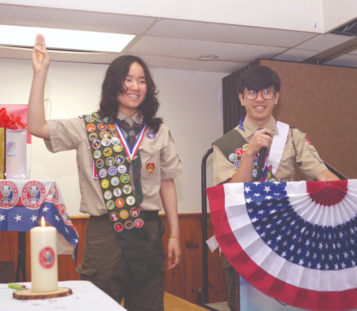 Brooklyn Reporter (@bkreporter) on Twitter photo ICYMI: Brooklyn's very own all-girl <a href="/boyscouts/">Scouting America</a> Troop 18G honored its second #EagleScout at a special ceremony held at #BayRidgeCatholic's Meletia Hall. tinyurl.com/mpasepwm ICYMI: Brooklyn's very own all-girl <a href="/boyscouts/">Scouting America</a> Troop 18G honored its second #EagleScout at a special ceremony held at #BayRidgeCatholic's Meletia Hall. tinyurl.com/mpasepwm