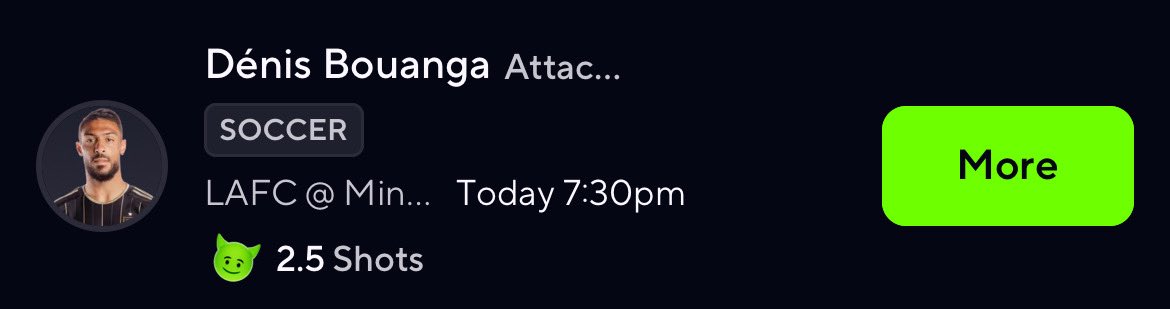 Goblin slip of the day🔥
Denis Bouanga o2.5 shots  #PrizePicksSoccer #soccer #bet #LAFC