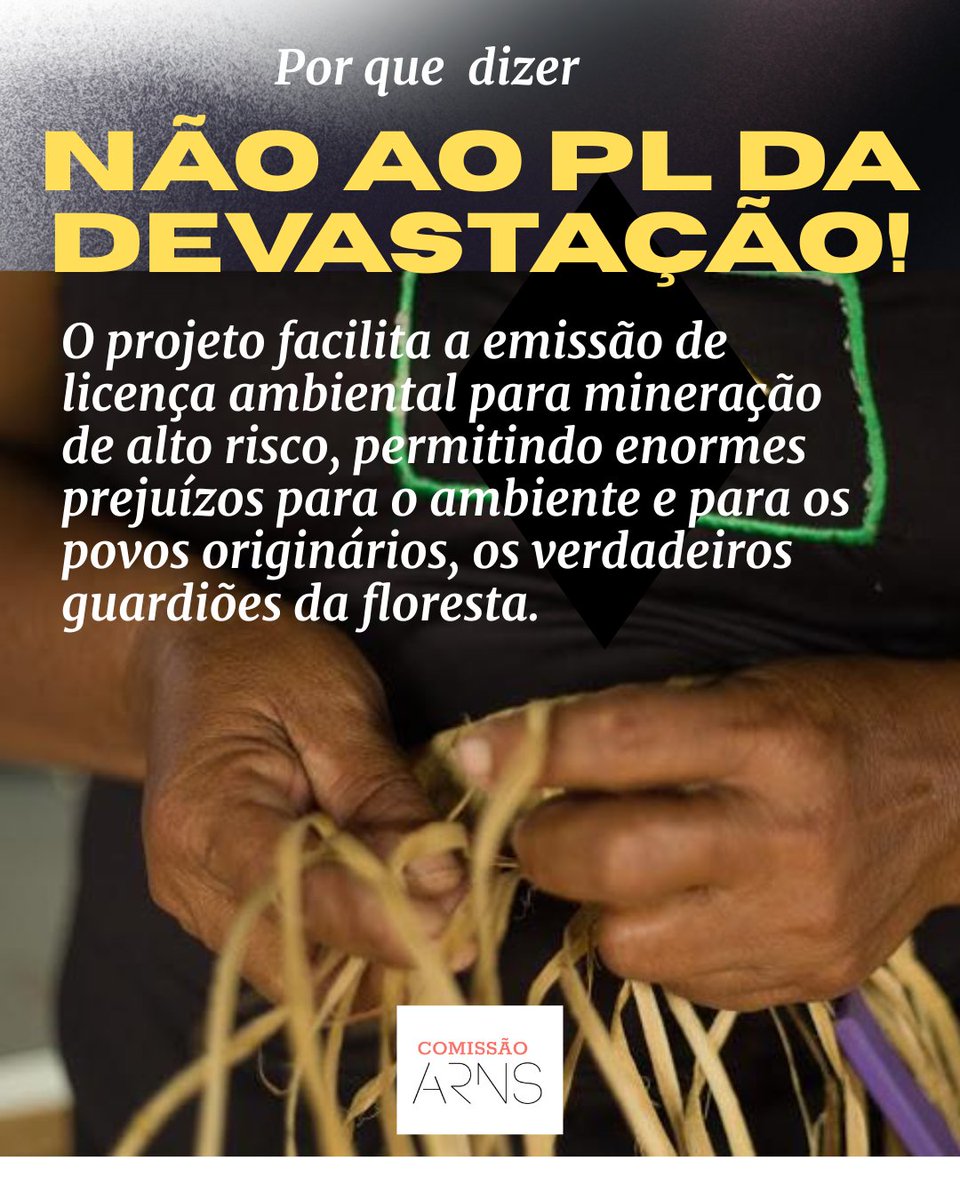 📢NÃO AO PL DA DEVASTAÇÃO!!!!!!!!!!!!!!!!!!!!!
#PLDADEVASTAÇÃONÃO
<a href="/HugoMottaPB/">Hugo Motta</a> <a href="/Camaradosdeput/">Camaradosdeputados</a>