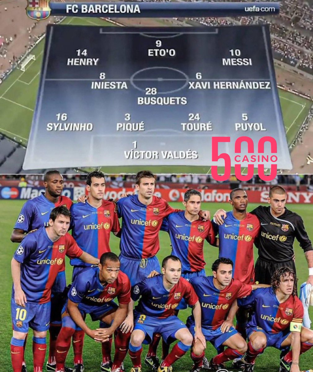 idanpapii's tweet photo. Most iconic football starting 11 of the 21st century

A Thread 🧵 

1. FC Barcelona (2009) https://t.co/muWCuDW1lg