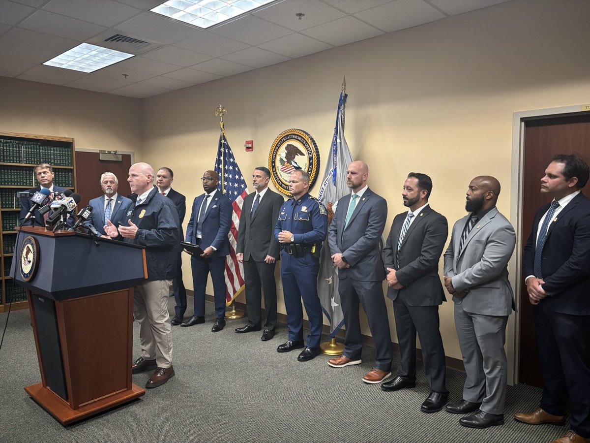 HSI SAC Eric DeLaune talks about the Homeland Security Task Force and the importance of this investigation. ⁦<a href="/IRSCI_ATLANTA/">IRS Criminal Investigation Atlanta Field Office</a>⁩ ⁦<a href="/FBINewOrleans/">FBI New Orleans</a>⁩ ⁦<a href="/LAStatePolice/">LA State Police</a>⁩  ⁦<a href="/USAO_WDLA/">US Attorney WDLA</a>⁩