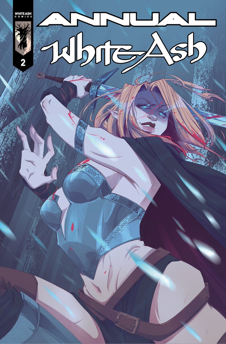 CharlesStickney's tweet image. The new White Ash Annual is off to an amazing start on KS. Our secret sauce for doing so well? It's working with insanely talented creators like @bailierosenlund
who did this breathtaking cover for the book.
Grab Bailie's beautiful cover here: kickstarter.com/projects/thega…