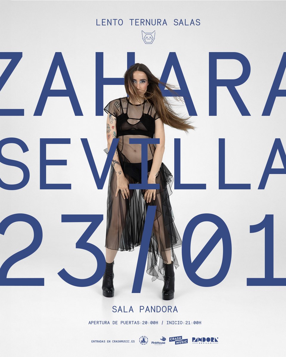💦Salas Lento Ternura 
🚩Sevilla
🗓️23/01
🎤Sala Pandora 
➡️ Entradas:  entradas.crashmusic.es/event/conciert…