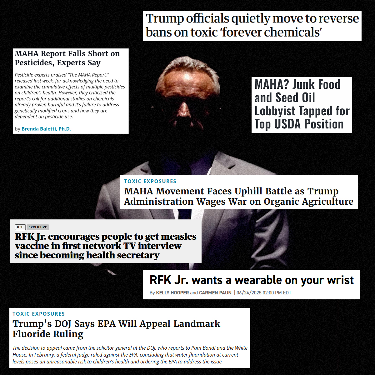 MAHA, like most of Trump's promises was pure theater—A thin veneer meant to secure your vote, not your health. Just another slick marketing ploy.   

In American politics, optics beats integrity and the uniparty always co-opts the cultural opposition.