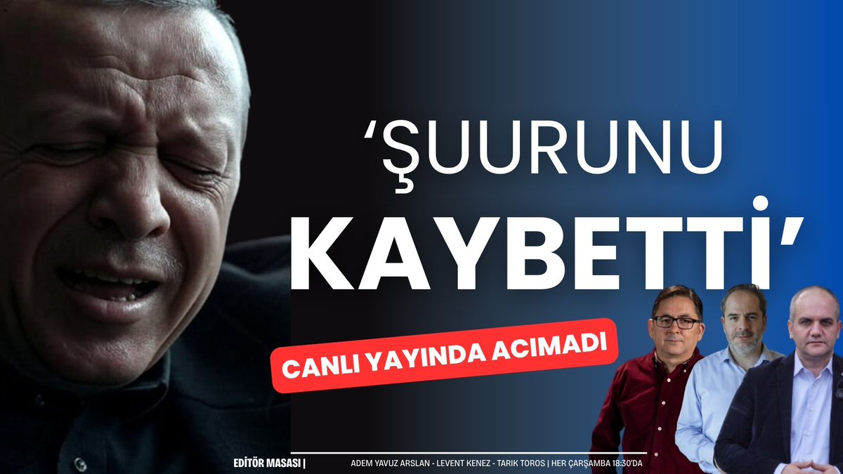 Tr724 (@tr724com) on Twitter photo 'Şuurunu kaybetti'
Canlı yayında acımadı
<a href="/ademyarslan/">ADEM YAVUZ ARSLAN</a>
@leventkenez
<a href="/TarikToros/">TARIK TOROS</a> ile EDİTÖR MASASI
youtu.be/GJumy6UDd4M?fe… 'Şuurunu kaybetti'
Canlı yayında acımadı
<a href="/ademyarslan/">ADEM YAVUZ ARSLAN</a>
@leventkenez
<a href="/TarikToros/">TARIK TOROS</a> ile EDİTÖR MASASI
youtu.be/GJumy6UDd4M?fe…