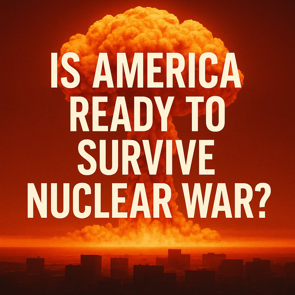 🚨 NEW ARTICLE: Is America Ready to Survive Nuclear War?
We examine the reality of U.S. civil defence today—shelters, fallout, medical response, and recovery. Can civilians survive? Or is survival a myth?
Read now 👉 defconwarningsystem.com/2025/07/16/ame…