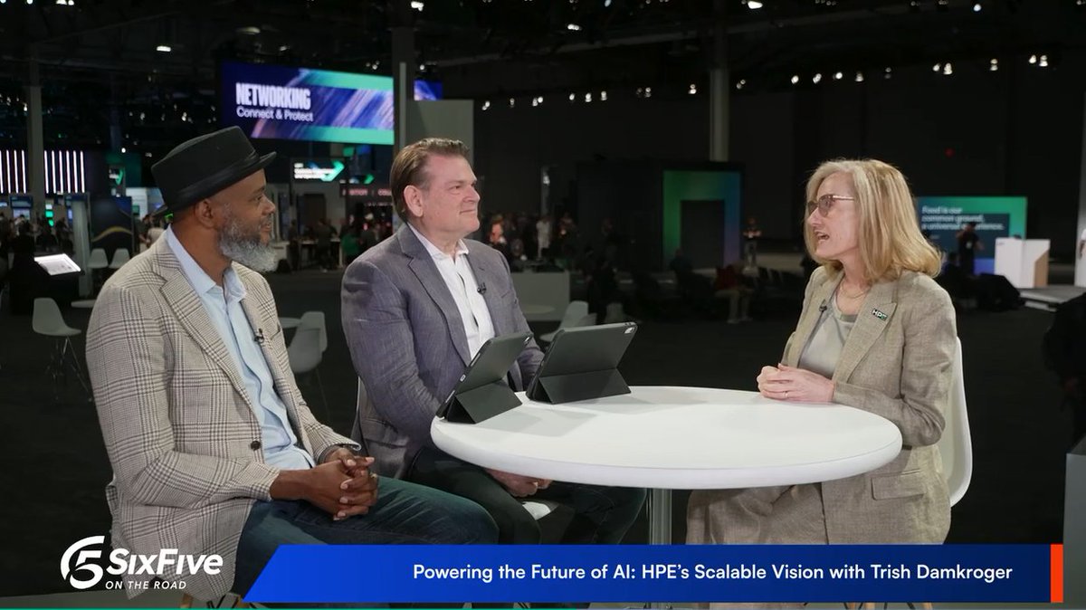 HPE AI (@hpe_ai) on Twitter photo Trish Damkroger, HPE’s SVP & Chief Product Officer for HPC & AI, shares how HPE is meeting AI’s growing demands with scalable, secure, high-performance infrastructure.
Watch a replay of the HPE Discover discussion with <a href="/TheSixFiveMedia/">Six Five Media</a> available on-demand now. #AIInfrastructure Trish Damkroger, HPE’s SVP & Chief Product Officer for HPC & AI, shares how HPE is meeting AI’s growing demands with scalable, secure, high-performance infrastructure.
Watch a replay of the HPE Discover discussion with <a href="/TheSixFiveMedia/">Six Five Media</a> available on-demand now. #AIInfrastructure