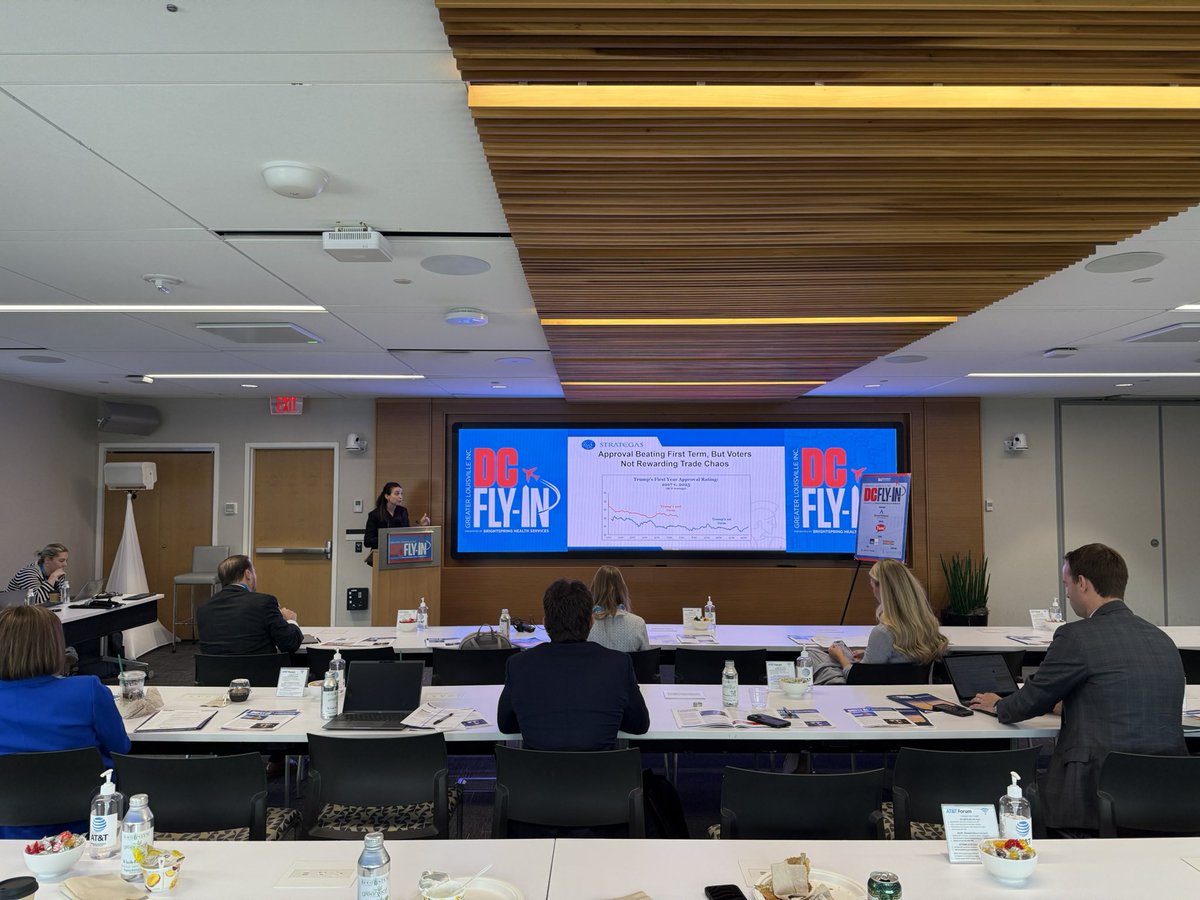 Thank you Courtney Gelman of Strategas for giving us a broad overview of current economic policies and what the next few months could bring on the federal level. Thank you <a href="/DBLLaw/">DBL Law</a> for sponsoring!  #2025DCFlyIn #DCBriefings