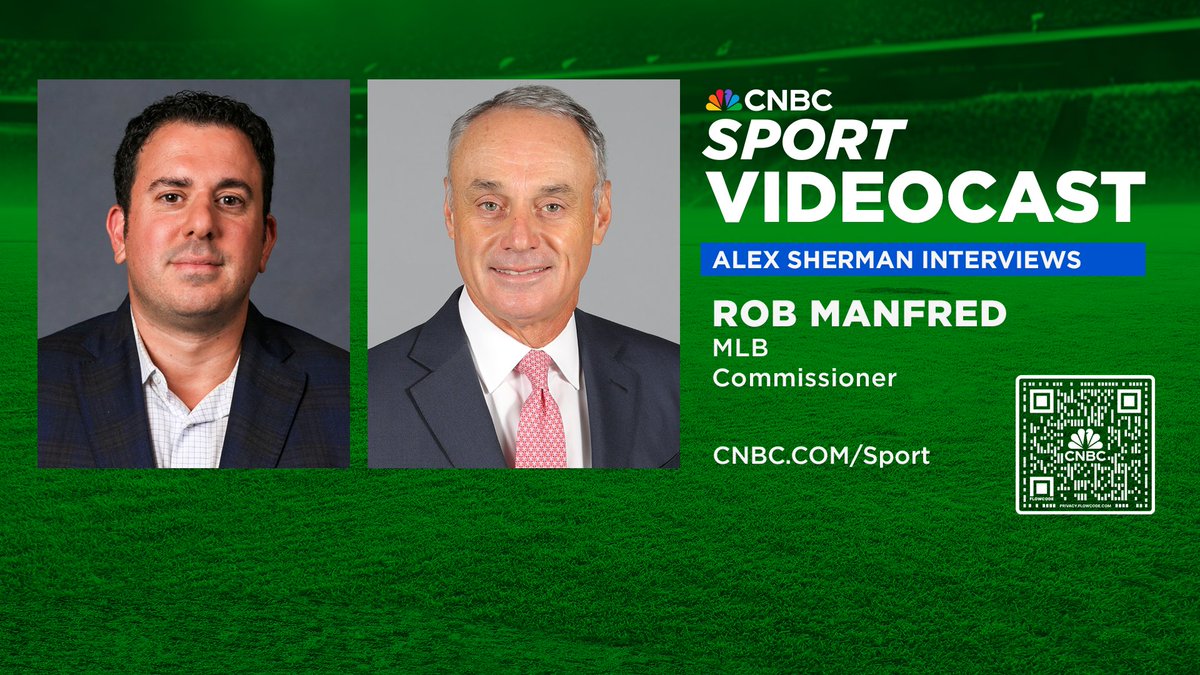 Jess Golden (@jgolden5) on Twitter photo 🚨 NEW: MLB Commissioner Rob Manfred joined <a href="/sherman4949/">Alex Sherman</a> at #MLBAllStar in Atlanta.
He talks:
⚾️ 2028 media rights
📺 Centralized streaming
💰 Salary cap
🌍 Expansion & Olympics
🤖 Robo umps
Sign up for our newsletter for the full interview: cnbc.com/lander?id=spor… 🚨 NEW: MLB Commissioner Rob Manfred joined <a href="/sherman4949/">Alex Sherman</a> at #MLBAllStar in Atlanta.
He talks:
⚾️ 2028 media rights
📺 Centralized streaming
💰 Salary cap
🌍 Expansion & Olympics
🤖 Robo umps
Sign up for our newsletter for the full interview: cnbc.com/lander?id=spor…