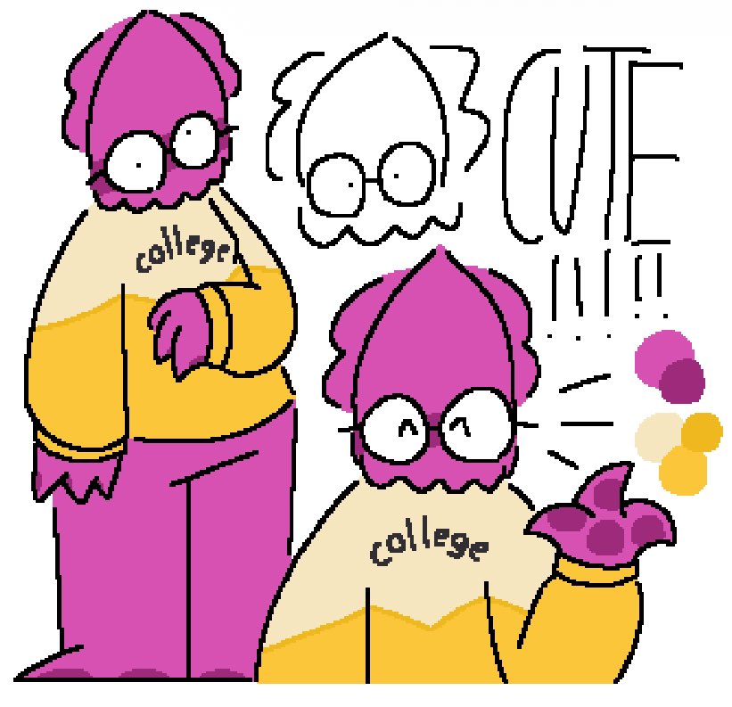 purple squid hat me &lt;&lt;33