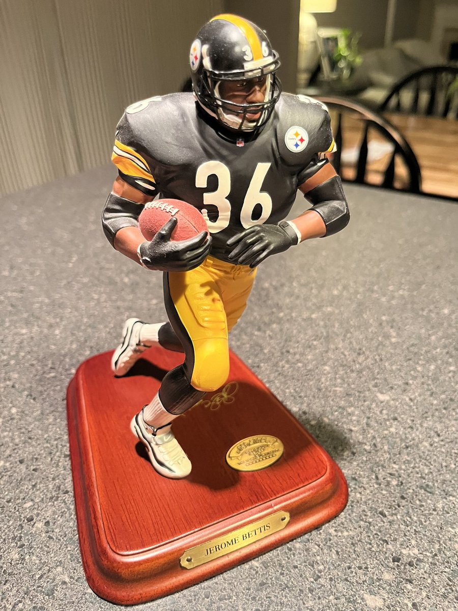 Jerome Bettis 🚌 Danbury mint figurine. <a href="/steelcitystar/">Steel City Star</a> <a href="/B_GNation1/">Steelers Black and Gold Nation</a> <a href="/304Collector/">The Pittsburgh Steelers Rookie Collection</a> <a href="/Blitz_Burgh/">Blitzburgh</a> <a href="/SteelCurtainRis/">Steel Curtain Rising</a> <a href="/PittsburghSport/">Steelers Takeaways 🌗</a> <a href="/AEM366/">Steel City Sports</a>