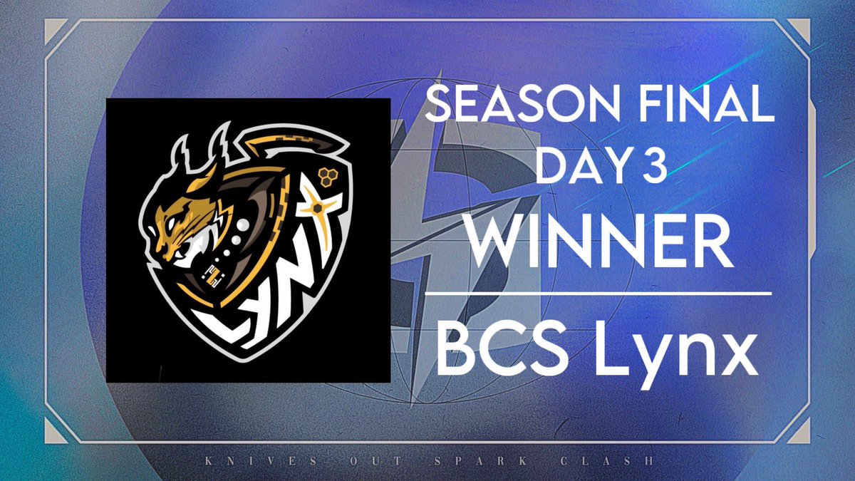◤ SKC SEASON FINAL DAY3 ◢

DAY1位 → 『 BCS Lynx 』

LynxRyux
Lynx_x6ok
LynxxRyu
Lynxzzzzz
LynxK1bo

#SKC荒野行動リーグ