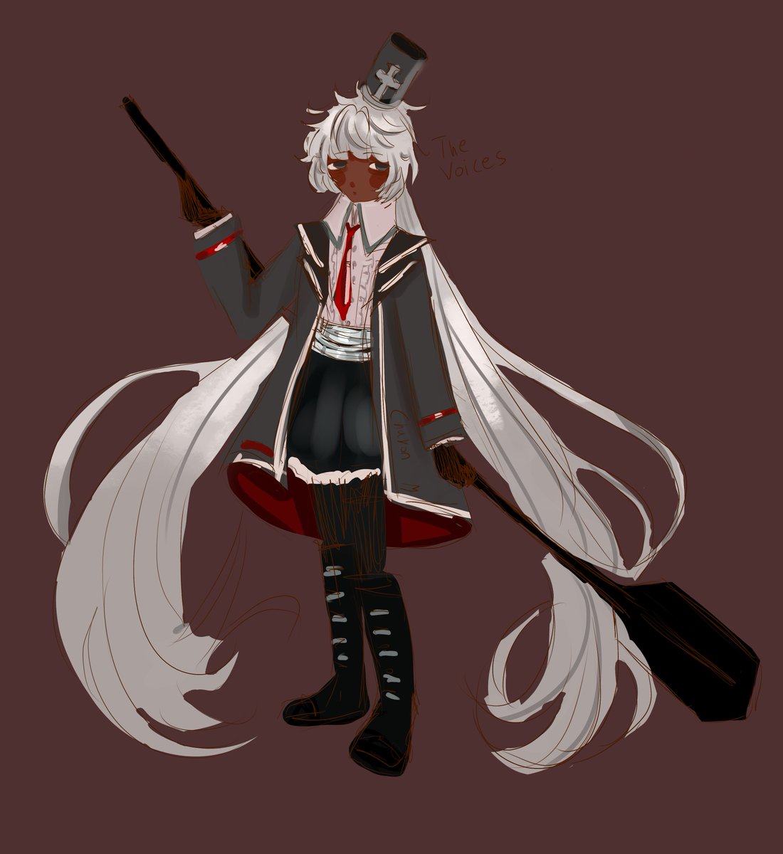 EfiDraws's tweet image. Qoh Don and a doodle of Charon if she was one of the sinners..!!!
#LimbusCompany