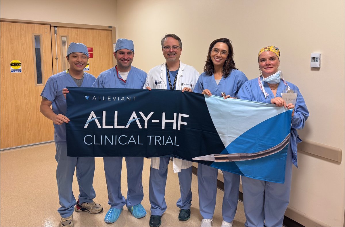 Alleviant Medical (@alleviant) on Twitter photo Congratulations to PI Dr. Peter Eckman, Sub-I Dr. Nadira Hamid (<a href="/HamidNadira/">Nadira Hamid</a>), Sub-I Dr. Konstantinos Voudris (<a href="/kvoudris/">Konstantinos Voudris</a>), Molly Fuller and Oliver Chiu and team at <a href="/MHIF_Heart/">Minneapolis Heart Institute Foundation</a> on their latest #ALLAYHF randomization!
#atrialshunt #HFpEF #heartfailure #structuralheart Congratulations to PI Dr. Peter Eckman, Sub-I Dr. Nadira Hamid (<a href="/HamidNadira/">Nadira Hamid</a>), Sub-I Dr. Konstantinos Voudris (<a href="/kvoudris/">Konstantinos Voudris</a>), Molly Fuller and Oliver Chiu and team at <a href="/MHIF_Heart/">Minneapolis Heart Institute Foundation</a> on their latest #ALLAYHF randomization!
#atrialshunt #HFpEF #heartfailure #structuralheart