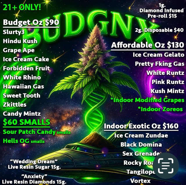 New Menu! Repost! 
#420life #cannabis
