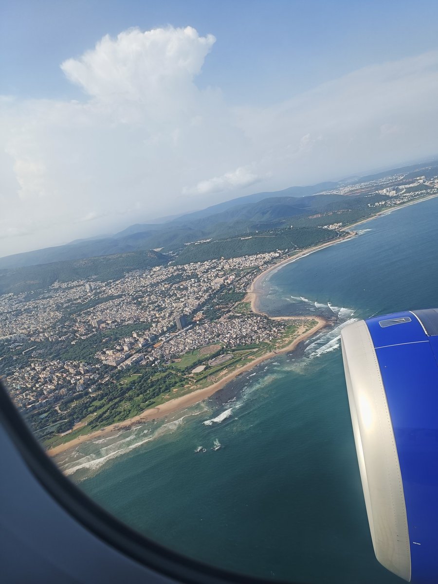 Visakhapatnam is such a scenic city! You realise it as soon as your plane enters its airspace! The azure Bay of Bengal in the backdrop!