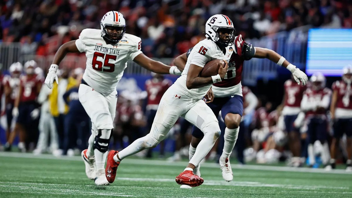 FCS Football (@optaanalystfcs) on Twitter photo 2025 <a href="/theswac/">Southwestern Athletic Conference</a> Poll
East
1-Jack St, 126 pts (16 1st)
2-FAMU, 99 (3)
3-Ala St, 91 (2)
4-Ala A&M, 62
5-BCU, 45 (1)
6-MVSU, 24
West
1-Southern, 120 (17)
2-Alcorn, 90 (2)
3-PVAMU, 72 (1)
4-Texas So, 60
5-Gramb, 55
6-UAPB, 28 (1)
OPOY: JaCobian Morgan, JSU
DPOY: Ckelby Givens, Southern 2025 <a href="/theswac/">Southwestern Athletic Conference</a> Poll
East
1-Jack St, 126 pts (16 1st)
2-FAMU, 99 (3)
3-Ala St, 91 (2)
4-Ala A&M, 62
5-BCU, 45 (1)
6-MVSU, 24
West
1-Southern, 120 (17)
2-Alcorn, 90 (2)
3-PVAMU, 72 (1)
4-Texas So, 60
5-Gramb, 55
6-UAPB, 28 (1)
OPOY: JaCobian Morgan, JSU
DPOY: Ckelby Givens, Southern