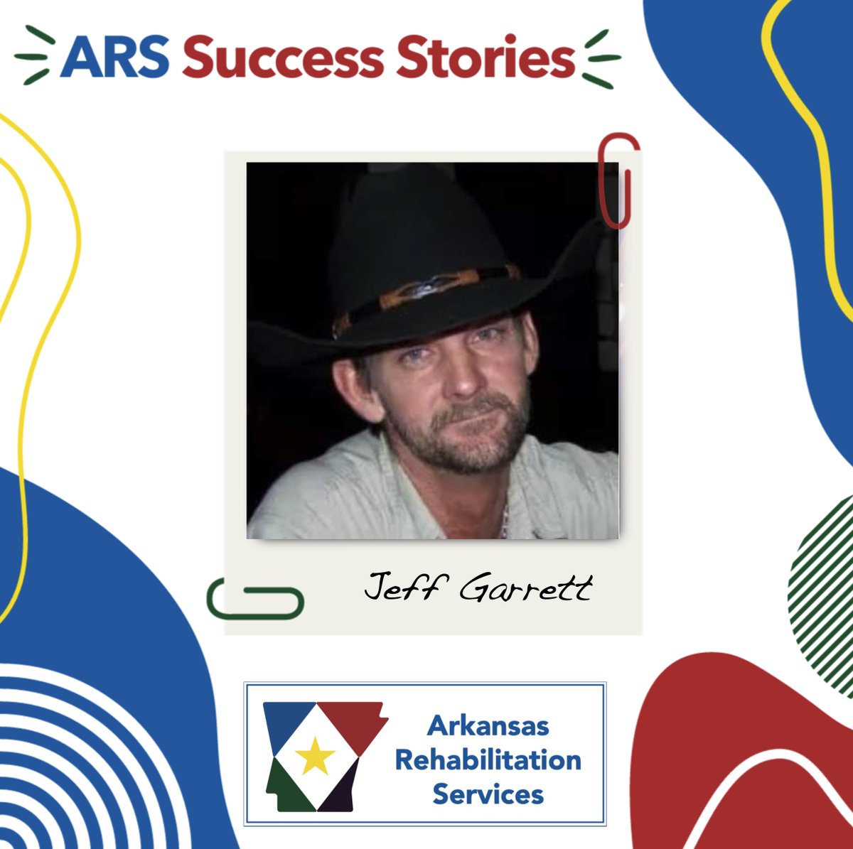 As a Welding Excavator, Jeff’s hearing loss made it difficult for him to work and hear in all settings. He was referred to ARS by a friend and was able to obtain hearing aids. Read his story and his heartfelt statement here: dws.arkansas.gov/wp-content/upl…