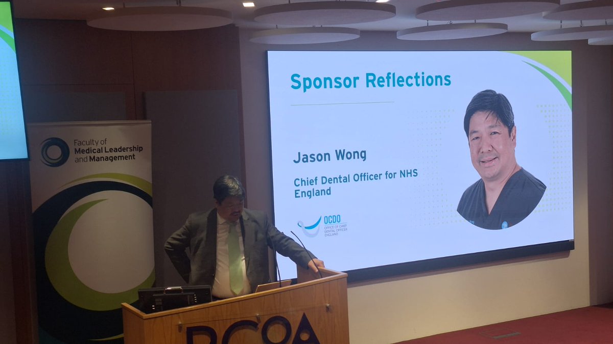 Faculty of Medical Leadership and Management (@fmlm_uk) on Twitter photo “The experience of this last year will stand you in really good stead. Well done for what has been an amazing year.”
NHS England Chief Dental Officer, <a href="/JasonWong12/">Jason Wong</a>, speaking to graduands about this year’s Chief Dental Officer’s Clinical Fellow Scheme.
#FMLMCFS2425 “The experience of this last year will stand you in really good stead. Well done for what has been an amazing year.”
NHS England Chief Dental Officer, <a href="/JasonWong12/">Jason Wong</a>, speaking to graduands about this year’s Chief Dental Officer’s Clinical Fellow Scheme.
#FMLMCFS2425