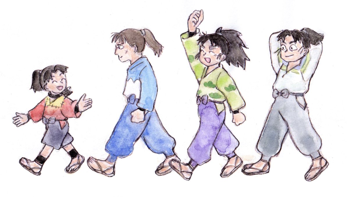 _p_p_p_pi's tweet image. アルバイト組がこの3人なの好き。同級生も先輩もアルバイト手伝ってくれるしきりちゃんも遠慮せず手伝ってもらうの良き。