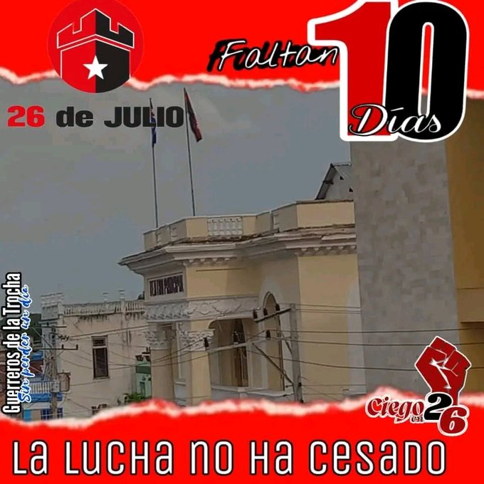 CAvilaRadio10's tweet photo. Cuando faltan 10 días para el 26 de julio concluye la #EPASE en #CiegodeAvila las acciones de reparación del Centro de Clasificación y Atención a Personas con Conducta Deambulante. #CiegoEn26
@FctGallardo
@ivanc73
@trocha2022
@YaquedeCuba
@fernandezarcia @Gg_2014Sandra https://t.co/6SIBpWV7Ih
