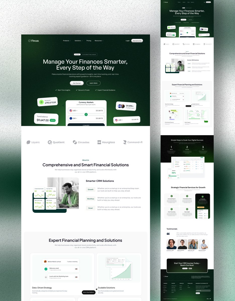 laibacreatives's tweet image. Designed this Financial Solutions Website 👨‍💼

How is it?        DM me for your Website Project 📩