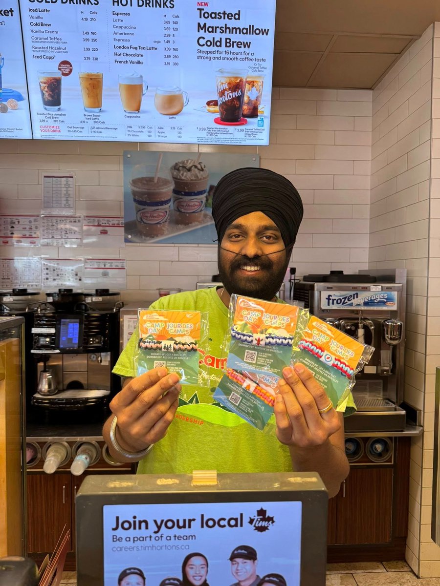 cochranenow's tweet image. It’s Camp Day at @TimHortons
Every coffee sold today supports Tim Hortons Foundation Camps, with 100% of proceeds going directly to the cause. Also treat yourself to a $2 Camp Day donut, $2 badge or a $3 bracelet #CampDay #cochrane #timhortons #campday2025 #coffee #donut