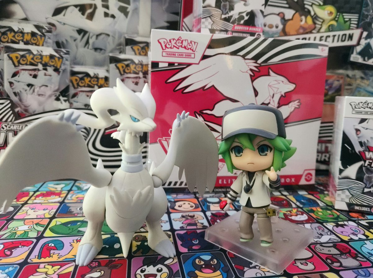 st00ben's tweet photo. N and Reshiram are ready to open up all these @PokemonTCG White Flare products #gifted_by TPCi! Are you?

As always, a big thank you to TPCi for the products!

Join me on the 17th to find out what's inside! https://t.co/sLQ1zBk87i