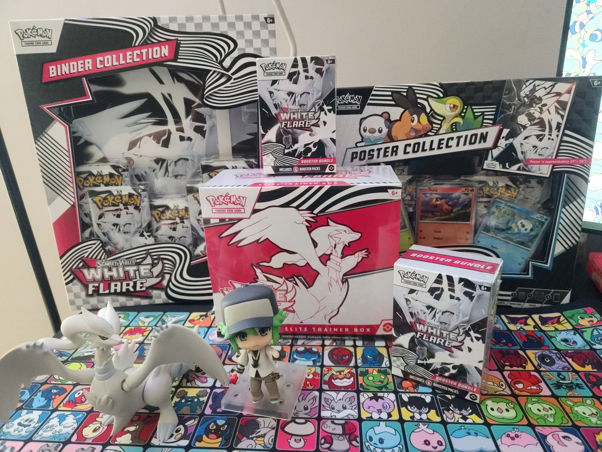 N and Reshiram are ready to open up all these <a href="/PokemonTCG/">Pokémon TCG</a> White Flare products #gifted_by TPCi! Are you?

As always, a big thank you to TPCi for the products!

Join me on the 17th to find out what's inside!