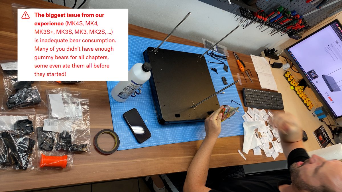 247_printing's tweet image. This was the last time we saw the Core ONE gummy bears... I miss them while editing the video. :)