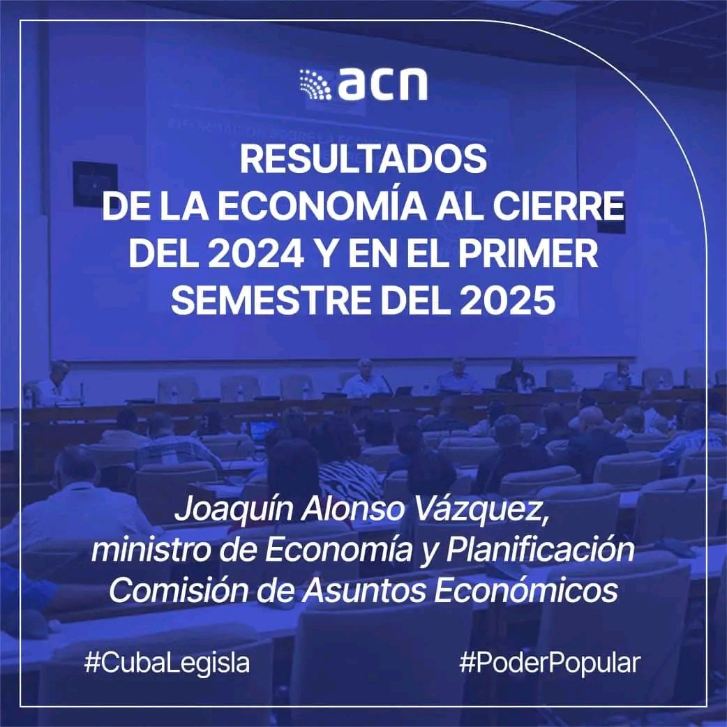 SuselyMorfaG's tweet photo. Cuba registra un decrecimiento de su PIB a precios constantes del 1,1 % 
Resumen de lo expuesto por Joaquín Alonso Vázquez, @MEP_CUBA intervenir en la 1ra jornada de trabajo de la Comisión de Asuntos Económicos de la @AsambleaCuba, previa al 5to Periodo Ordinario de Sesiones https://t.co/cIoRjFgdKV