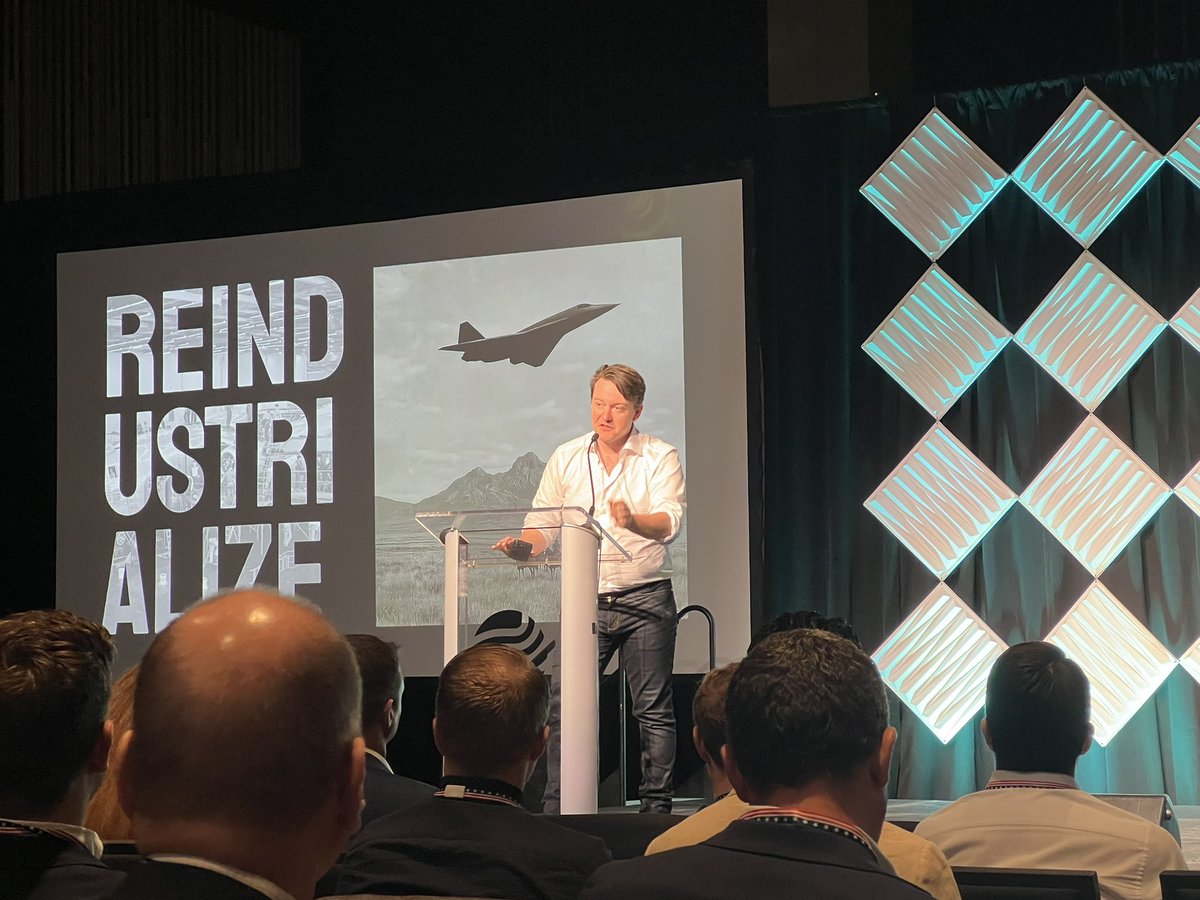 CrystalEBentley's tweet image. “It’s the time to take huge massive bets. The workforce needs to rise up again… we need everyone to take personal responsibility and move faster to reindustrialize our country.
The hour is late. We have a short window.” — Chris Power, Hadrian
I would add: let’s transcend the…