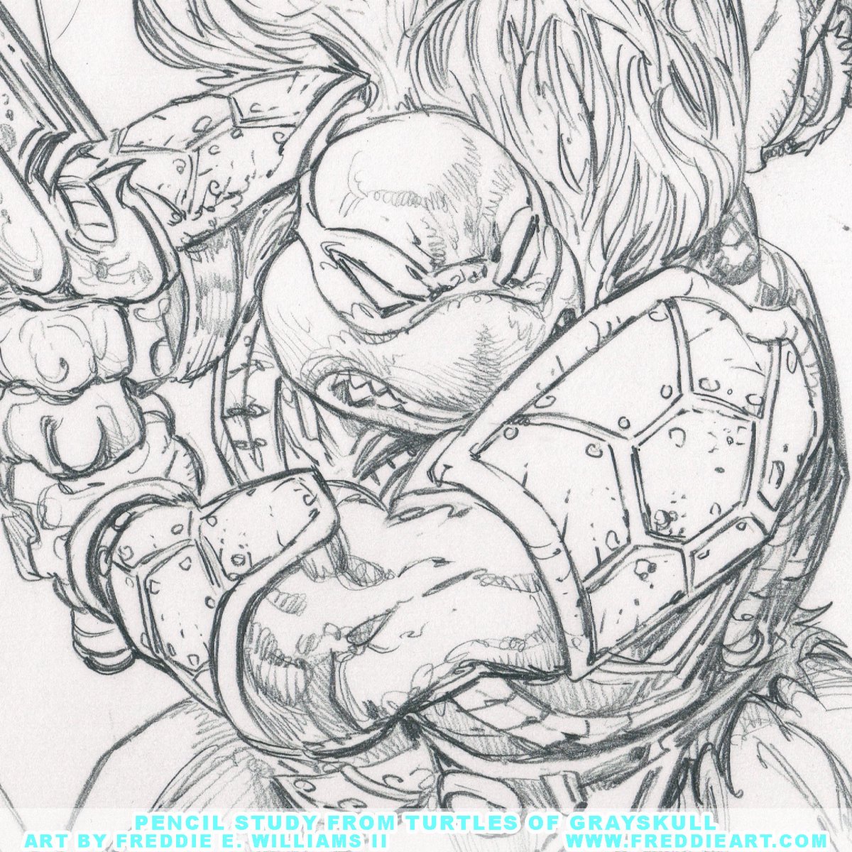 Freddieart's tweet image. Pencil study from Turtles of Greyskull
Let me know who you’d like to see me sketch in the comments below!
If you’re into this kind of sketch work, check out the original art section of my website: freddieart.com freddieart.com/product-catego…