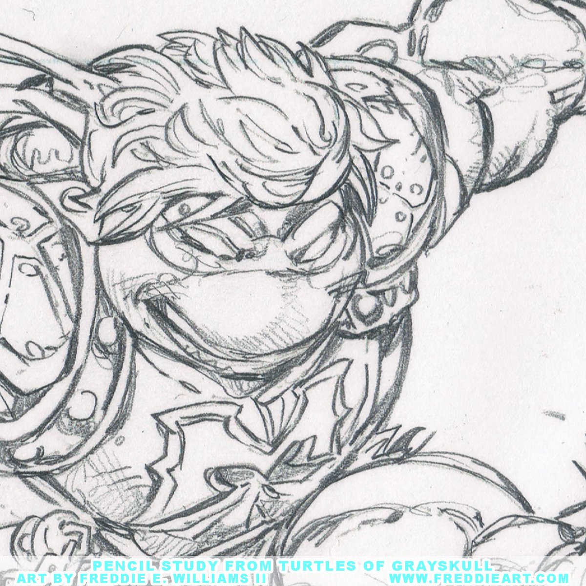 Freddieart's tweet image. Pencil study from Turtles of Greyskull
Let me know who you’d like to see me sketch in the comments below!
If you’re into this kind of sketch work, check out the original art section of my website: freddieart.com freddieart.com/product-catego…
