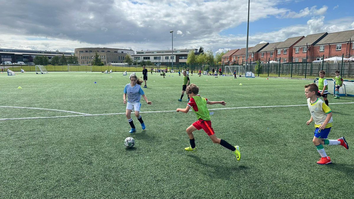 <a href="/coe_sport/">CEC Sports Development Team</a> <a href="/ScotFASouthEast/">South East Region</a> ⚽️ Summer Camps: Week 2 - Day 3 ⚽️

At last it brightens up to head outdoors ☀️

Scoring goals the theme for tod, and the players certainly achieved that!

🇨🇦 the World Cup Wednesday winners, and the kids taking a 300-point lead in the Coaches Challenge

See you tomorrow! I
