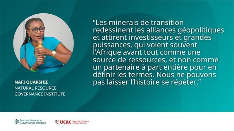 NRGI en français (@nrgifr) on Twitter photo Comment l’Afrique peut-elle s’assurer que ses minerais de transition alimentent la prospérité locale, et pas seulement les révolutions vertes venues d’ailleurs ?
Lors de la séance d’ouverture de l’Université d’été francophone 2025, <a href="/nafiquarshie/">Nafi Quarshie</a> a souligné que la transition Comment l’Afrique peut-elle s’assurer que ses minerais de transition alimentent la prospérité locale, et pas seulement les révolutions vertes venues d’ailleurs ?
Lors de la séance d’ouverture de l’Université d’été francophone 2025, <a href="/nafiquarshie/">Nafi Quarshie</a> a souligné que la transition