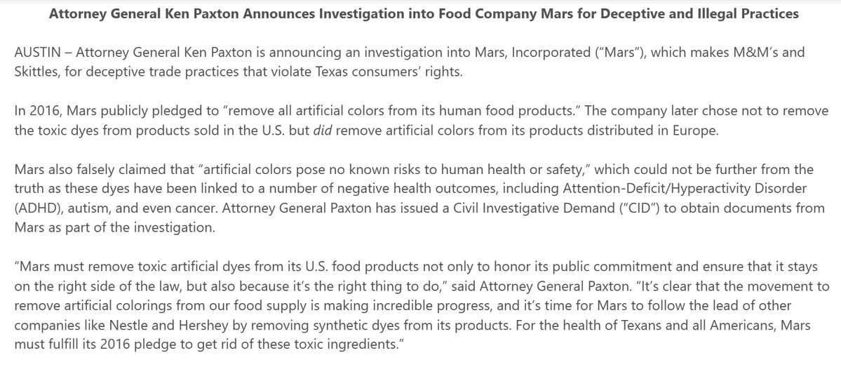 JohnnieMo's tweet image. Call to the colors! @KenPaxtonTX takes aim at M&Ms and Skittles. #txlege