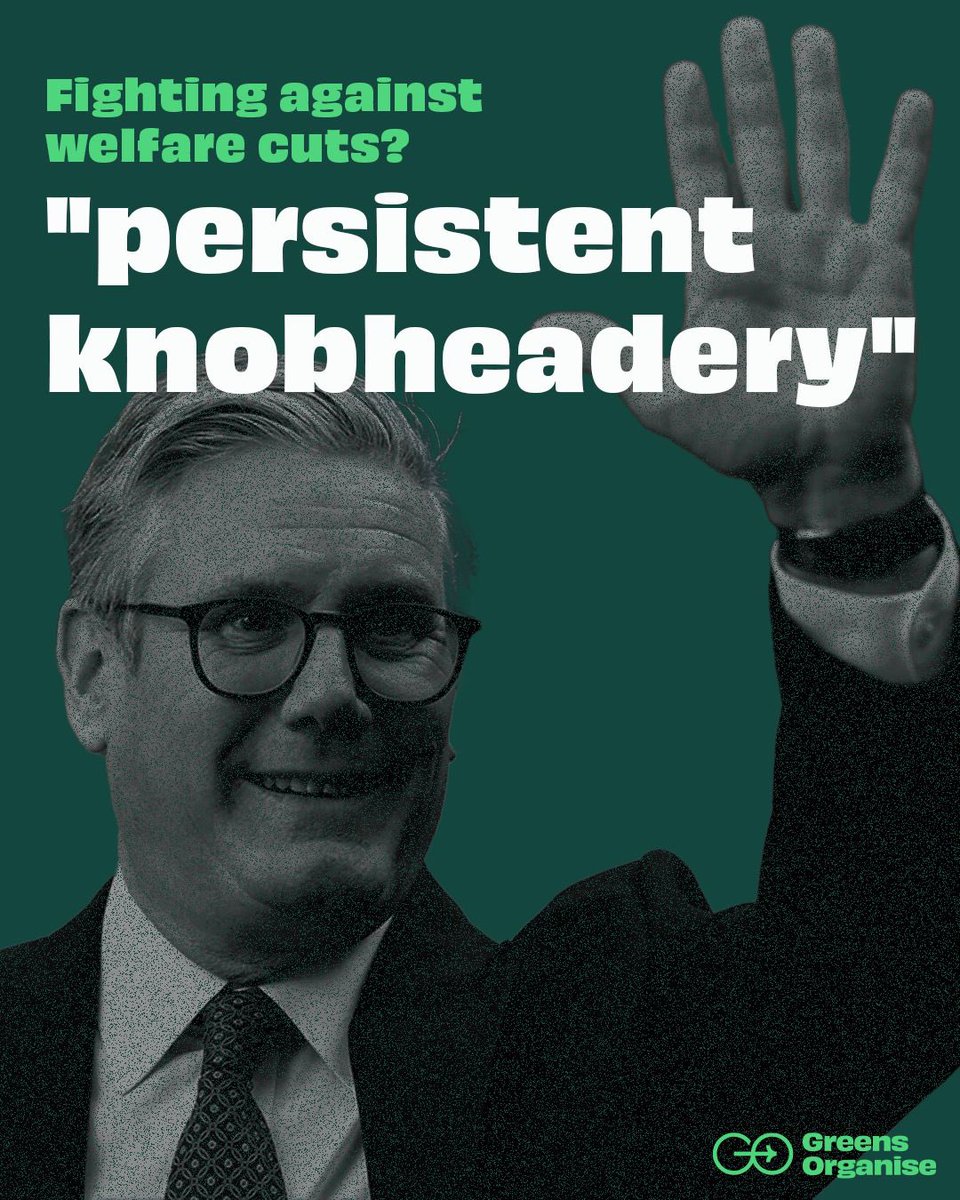 GreensOrganise's tweet image. 4 more Labour MPs have fallen prey to Starmer’s purges.
If you’re a Labour MP and you want to fight for the disabled or the working class….you’re getting kicked out.
There is a party fighting to improve peoples’ lives instead of looking to immiserate them;
The Green Party