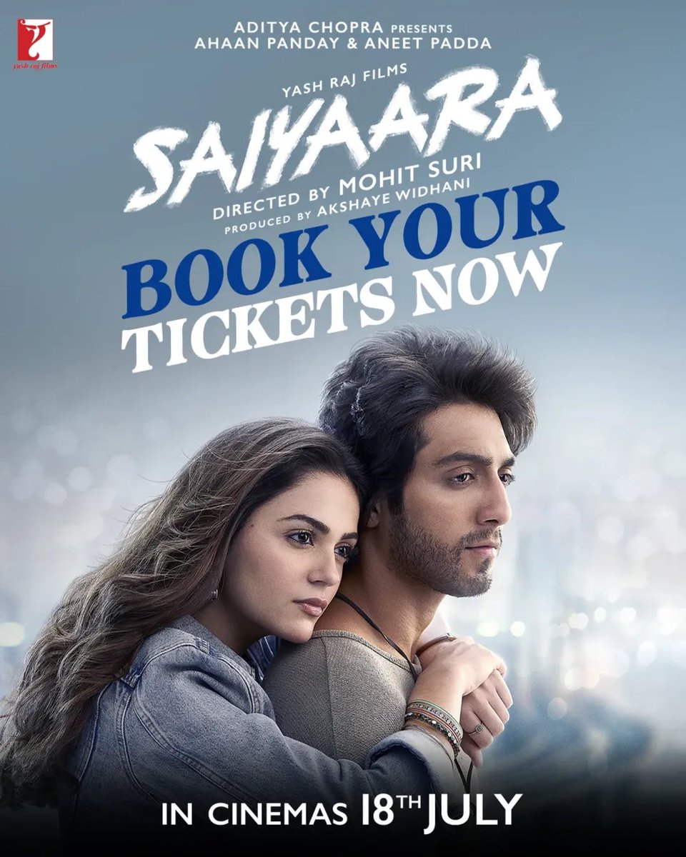 This 18th July, love comes alive on the big screen. ❤️ 
Book your tickets for #Saiyaara now (Link in bio)
Only in cinemas on 18th July.
