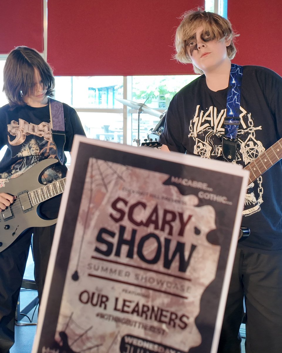Our Summer Scary Showcase is ready to rock and thrill this evening ⁦<a href="/Summit_LT/">Summit Learning Trust</a>⁩ #NothingButTheBest #performance