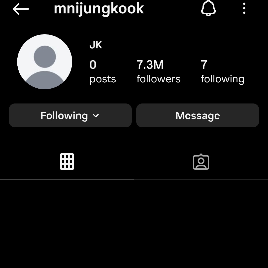Jungkook of BTS has surpassed 7 million followers on instagram