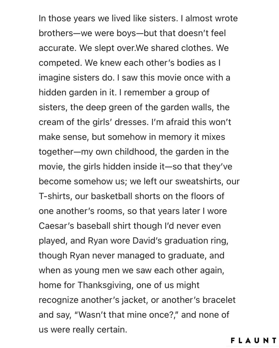 gradychambers87's tweet image. My great thanks to the editors of @FlauntMagazine for including the opening paragraphs of GREAT DISASTERS in their summer issue!
Check out their sweet compendium of fashion, art, & interviews at the link. GD coming from @Tin_House on September 30th 🌸
flaunt.com