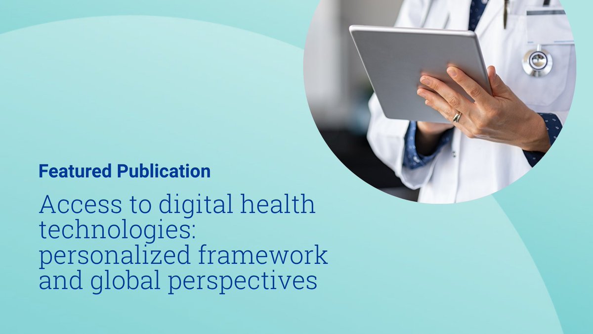 MGBResearchNews's tweet image. In a new opinion paper, researcher from @mghcvrc @mghhearthealth and international colleagues propose a new global framework to address challenges in accessing digital health technologies. The paper is published in @Circ_Gen.
Read more: rdcu.be/ewtGB