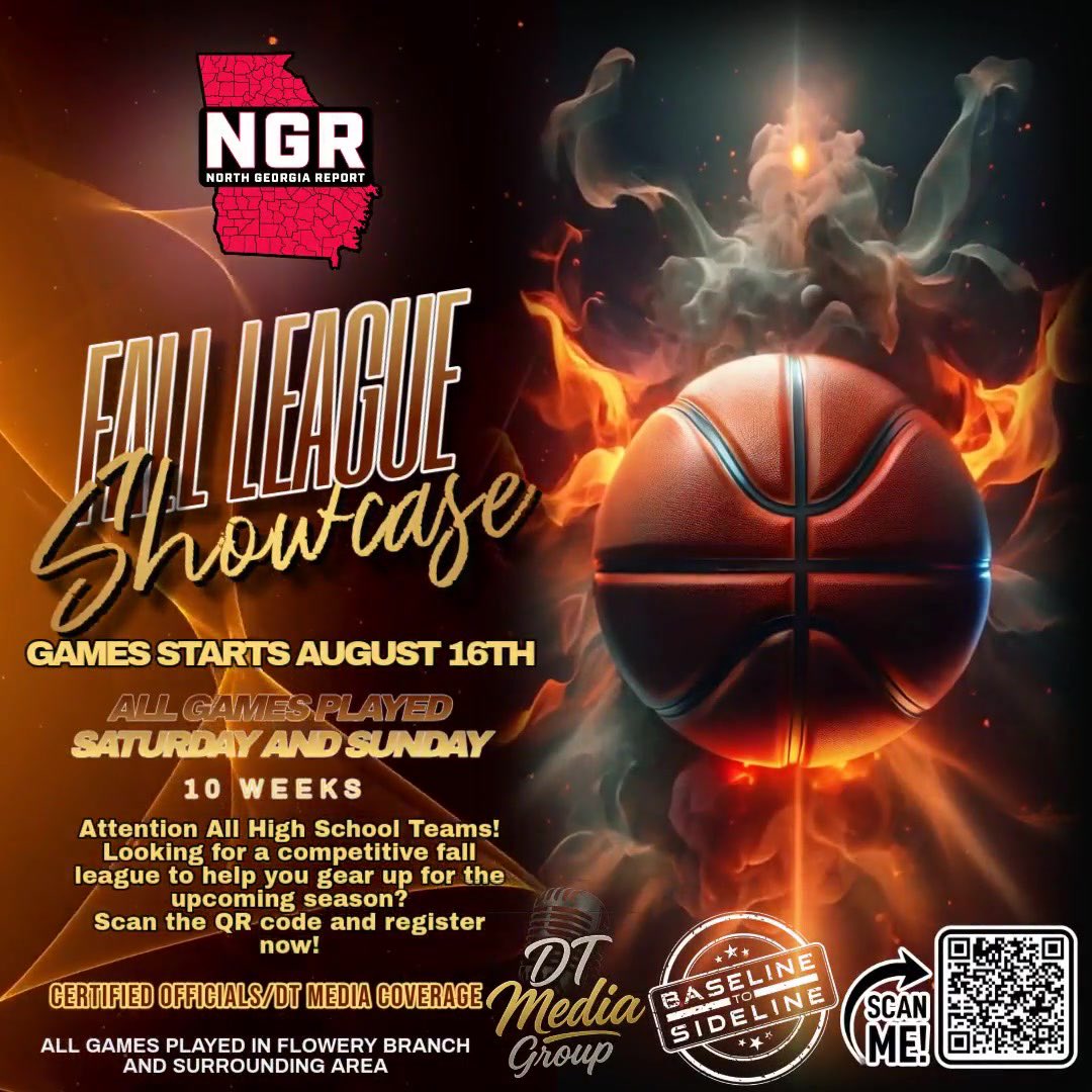 🔥 Fall League is BACK!

The 7th Annual Earn Your Elite Fall League kicks off Aug 16! Powered by @NorthGaReport 💪

🏀 High-level comp
📆 Flexible schedule
📍 North GA

Spots go fast — lock in now👇
basketball.exposureevents.com/244710/north-g…

#NGRFallLeague #PrepHoops #EarnYourElite